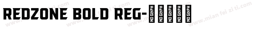 Redzone Bold Reg字体转换